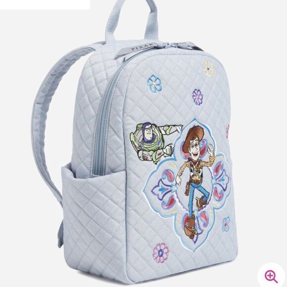 Vera Bradley Disney Pixar Small Backpack in Toy Story Andy’s Room NWT - Picture 4 of 8